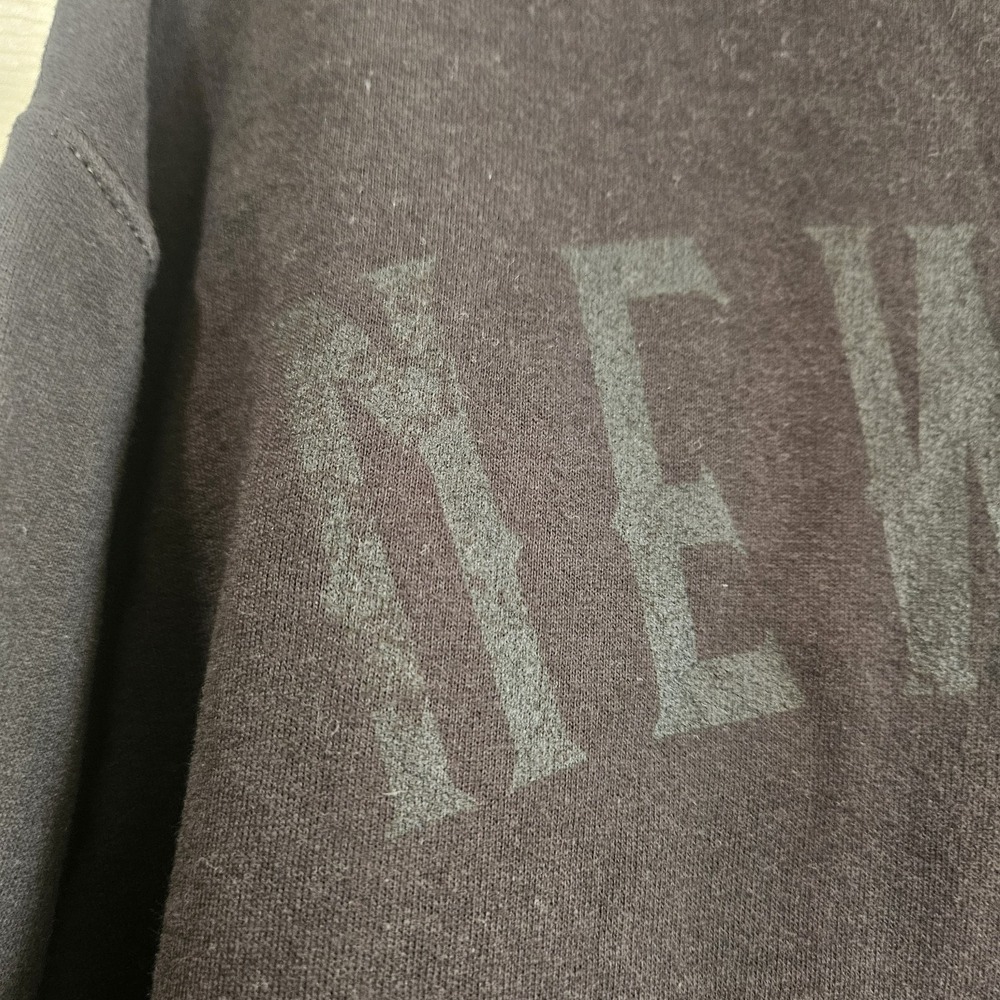 Port & Co New York Distressed-look Black Hoodie - Size XL - NWOT - Picture 4 of 11